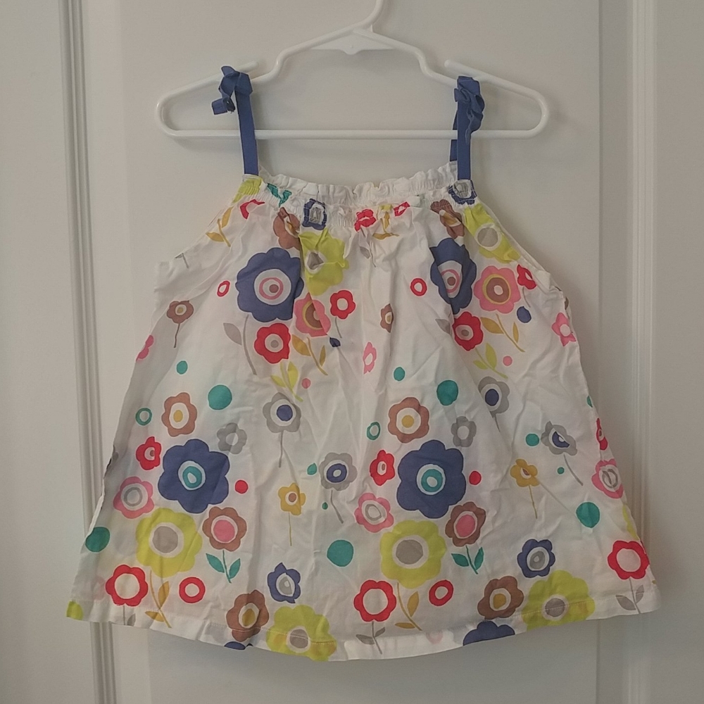 Whimsical Mini Boden Floral Tank